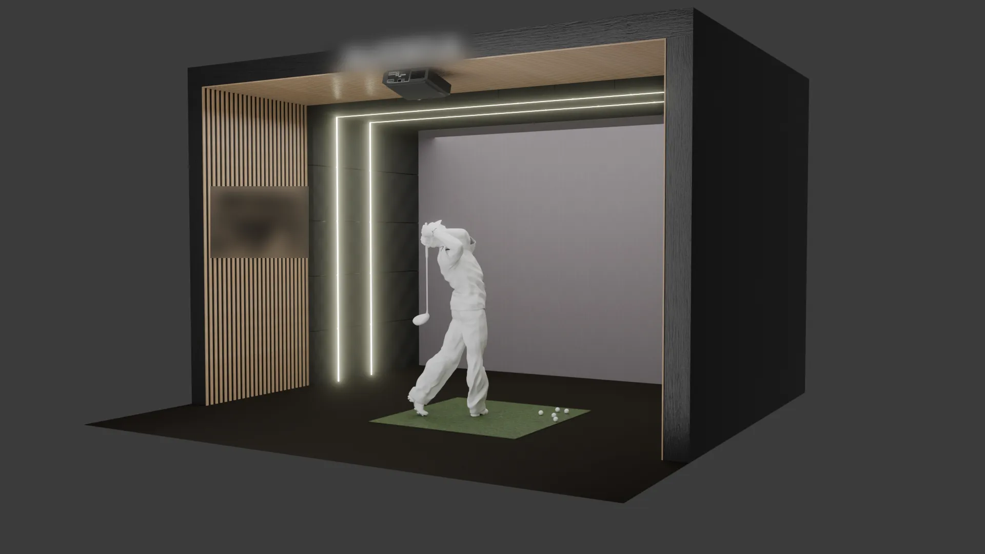 Bespoke Golf Simulator 2