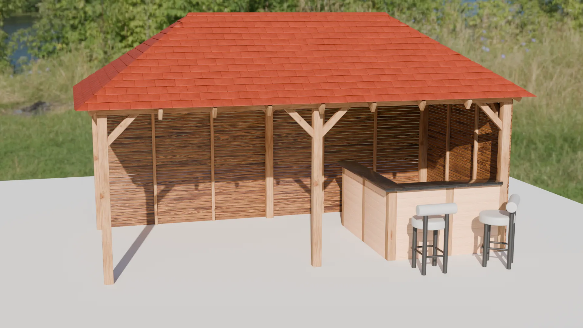 Angle with background