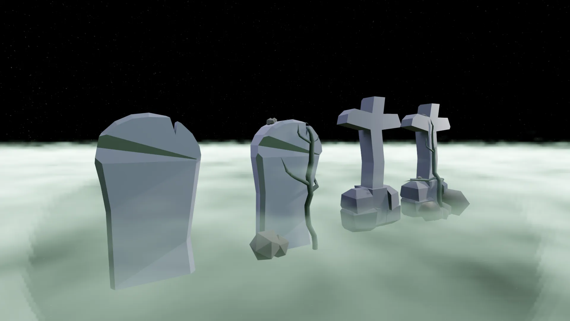 Bloodlust Headstones with stars