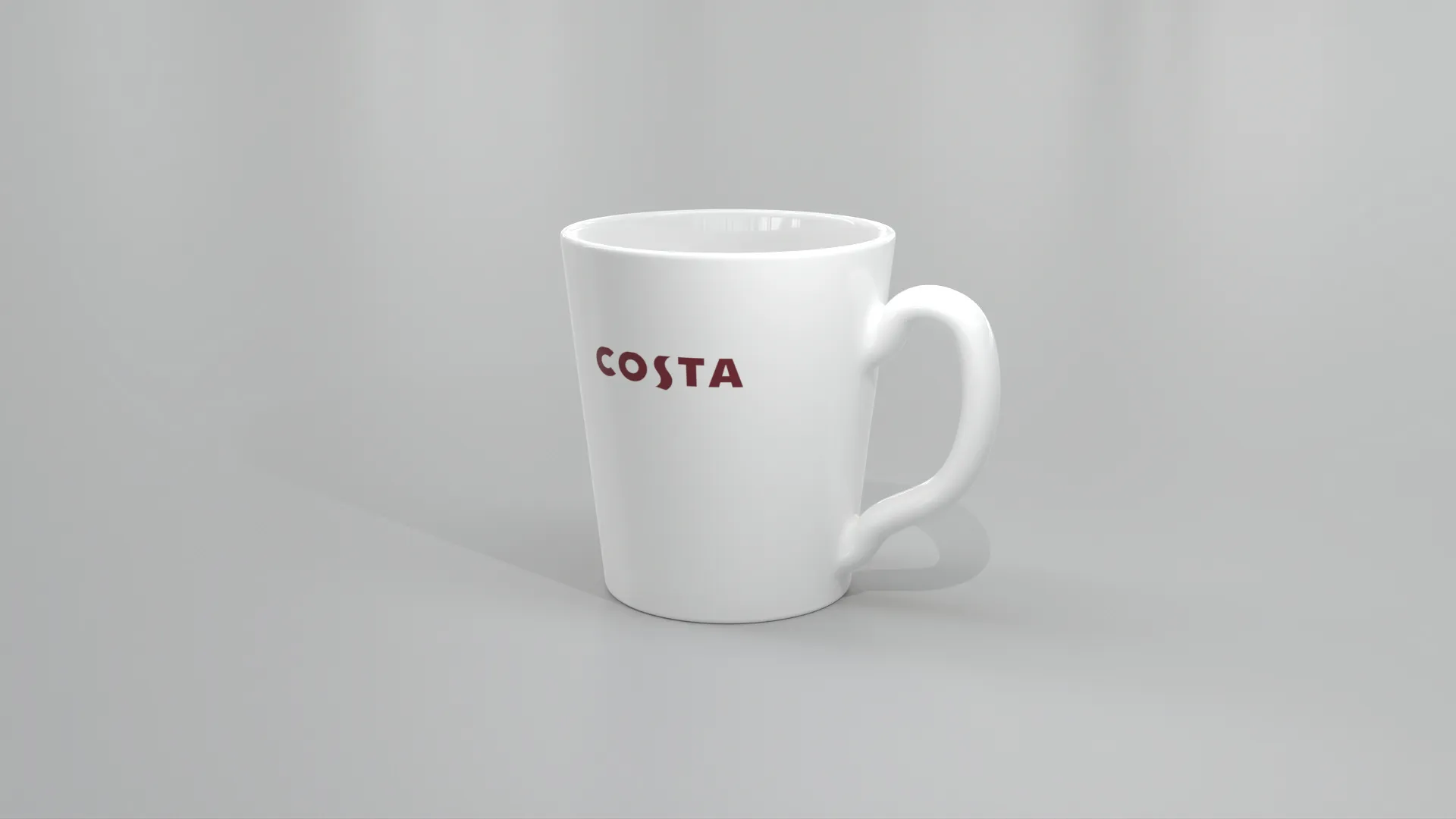 Costa Mug Raytrace Render