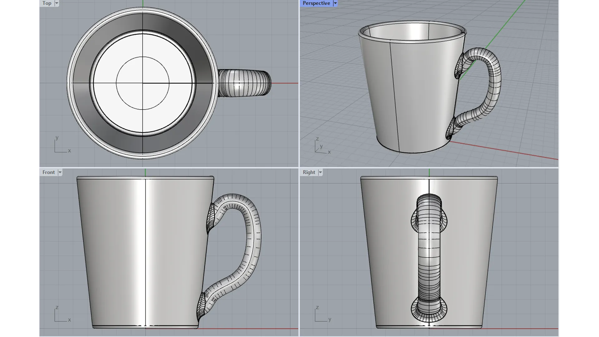 Costa Mug Shaded View