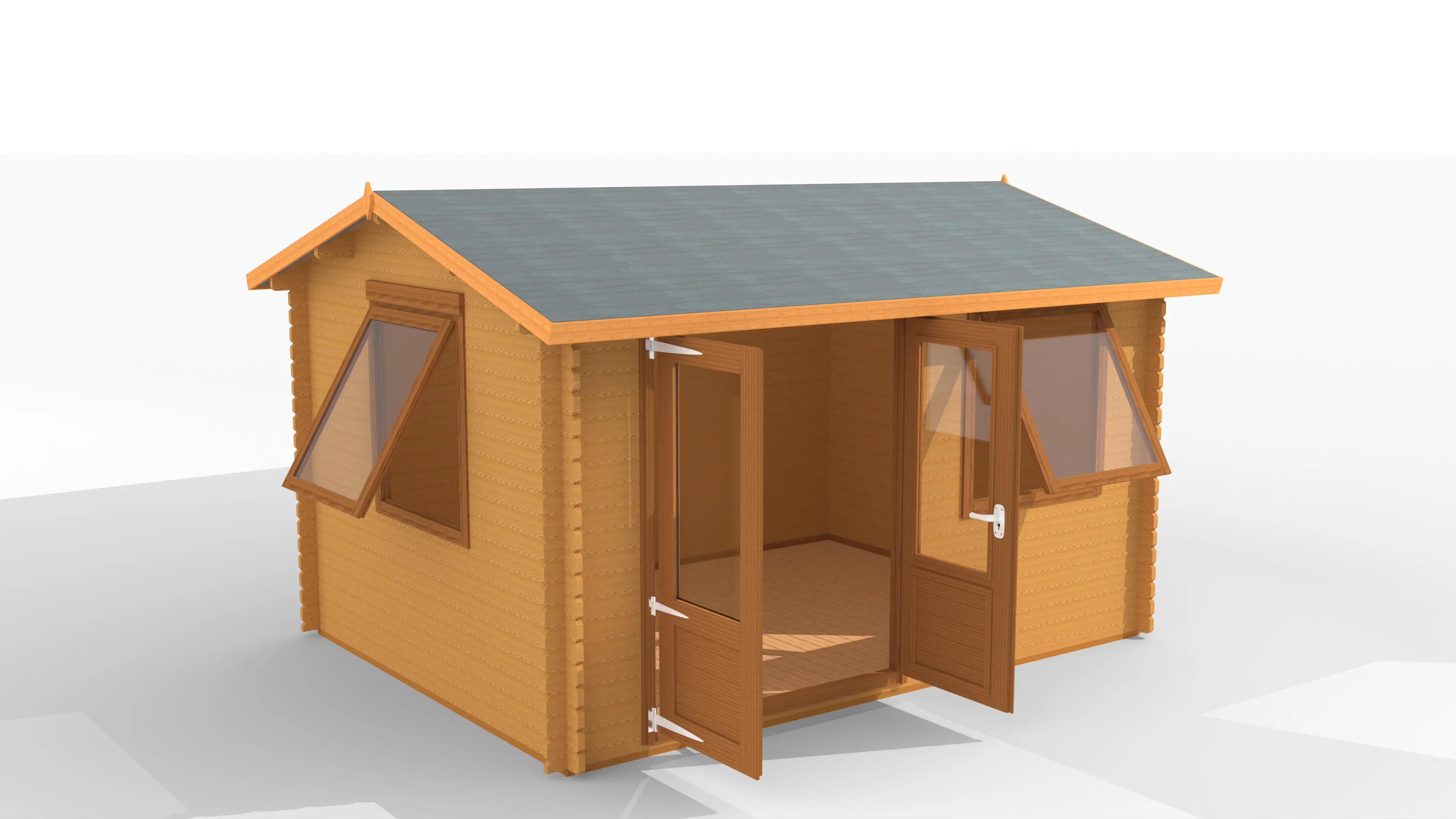 Log Cabin Open View