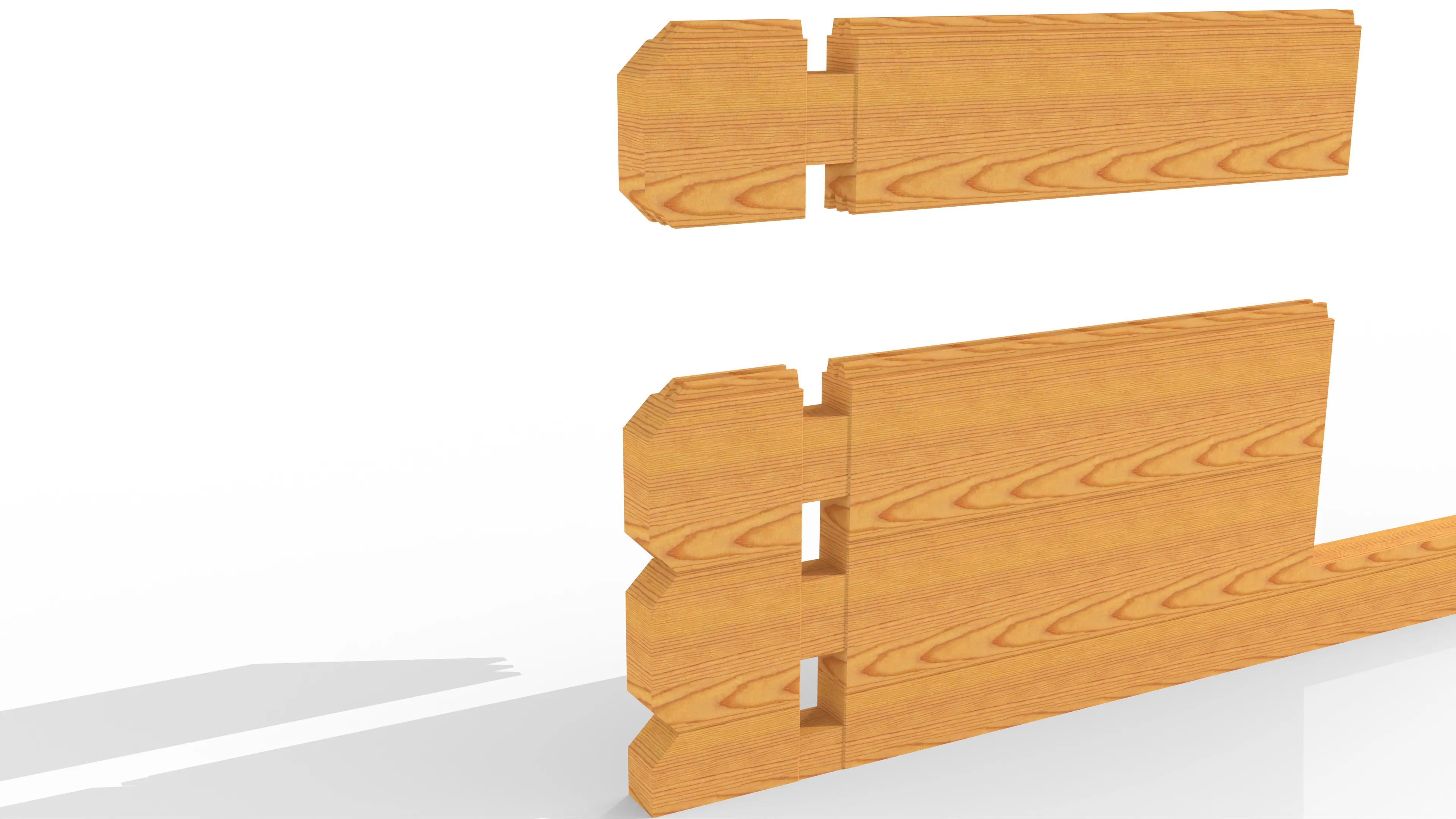 Log Cabin Wall Fixtures 1