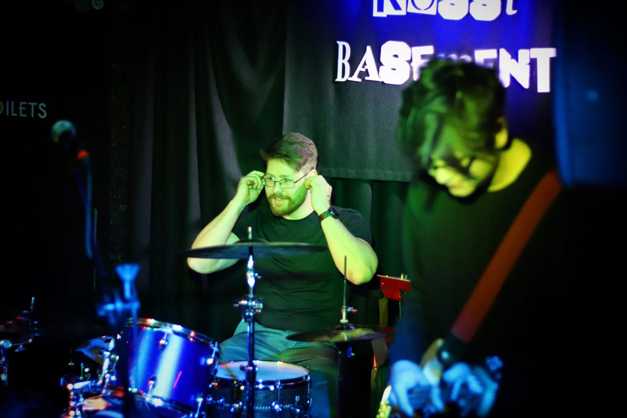 Chad on the drums for Jemp Lalion