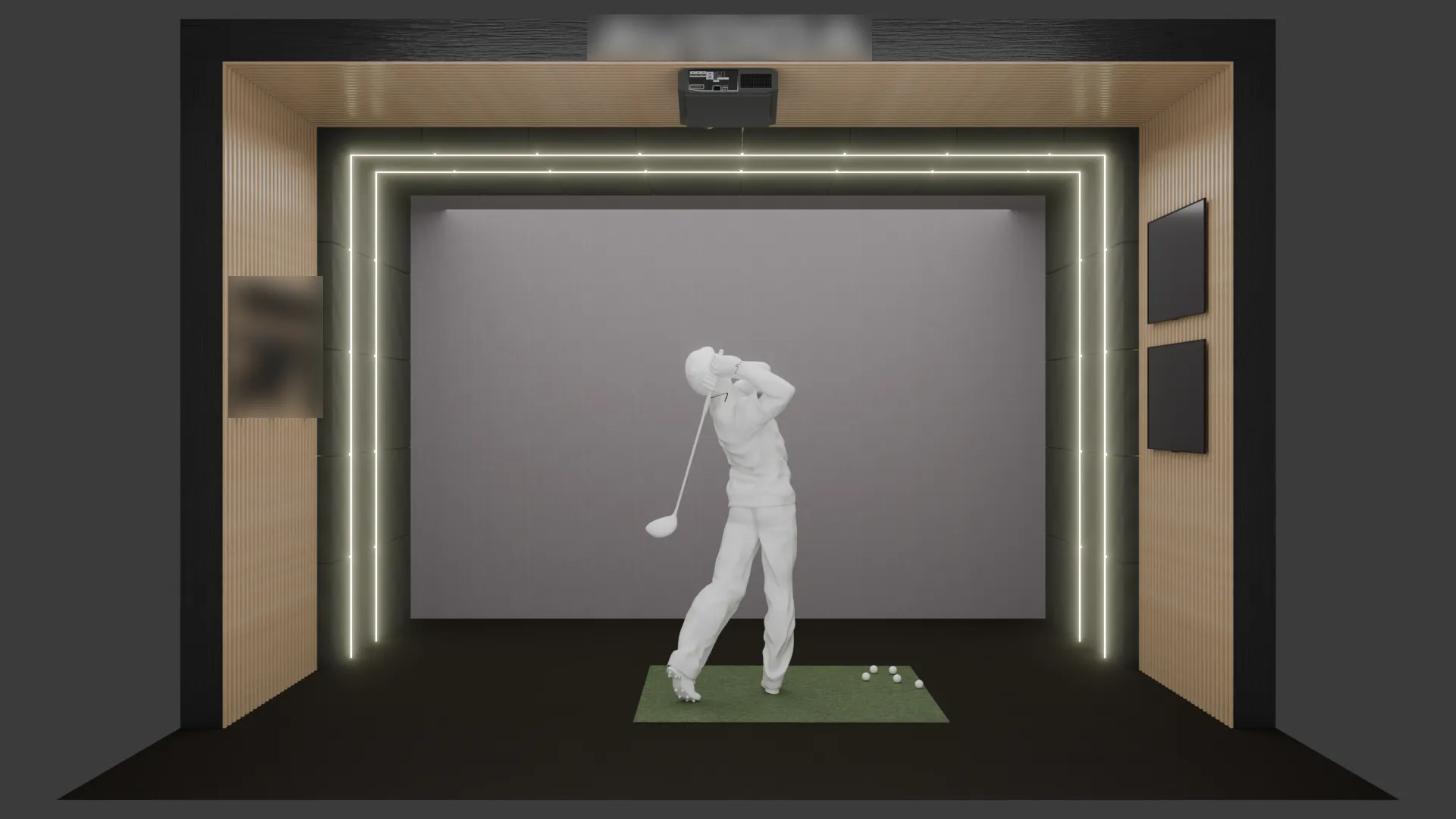 Bespoke Golf Simulator 1